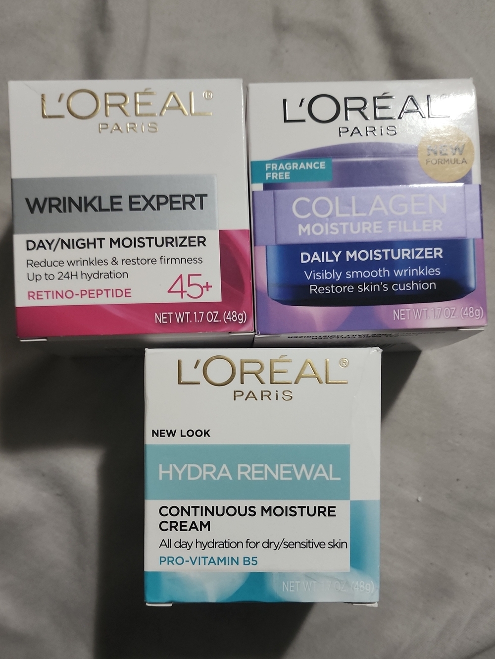 3 new loreal moisturizers